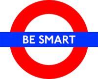 Logo des Bundeswettbewerbs "Be smart - don't start"