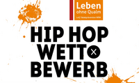 Logo des Hip Hop Wettbewerbs der Landesinitiative "Leben ohne Qualm"
