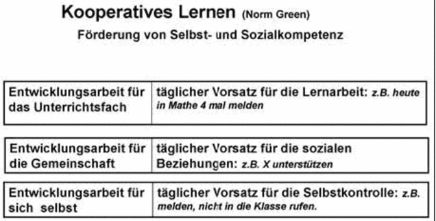 Abbildung 3: Kooperatives Lernen zur Förderung von Schulleistung, Gemeinschaftsgefühl und Selbstentwicklung koop-lernen