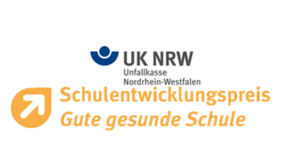 Logo des Schulentwicklungspreises "Gute gesunde Schule" der UK NRW