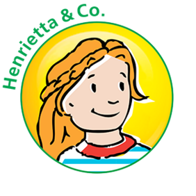 Logo der AOK Webcast "Henrietta & Co."