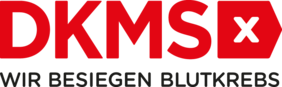 Logo der Deutschen Knochenmarkspenderdatei (DKMS)