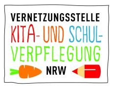 Logo der Vernetzungsstelle Kita- und Schulverpflegung NRW